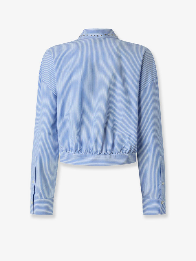 Pinko Charita Striped Cotton Shirt