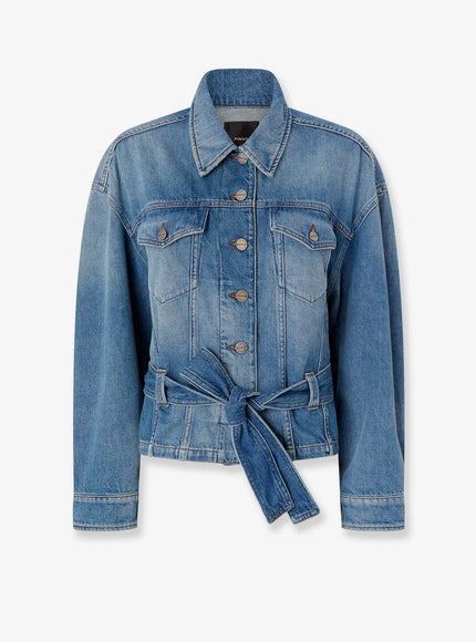 Pinko Giungla Blue Denim Jacket Lavaggio Vintage
