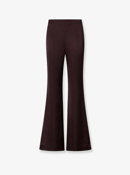 Pinko Pinolo Satin Trousers Bordeaux
