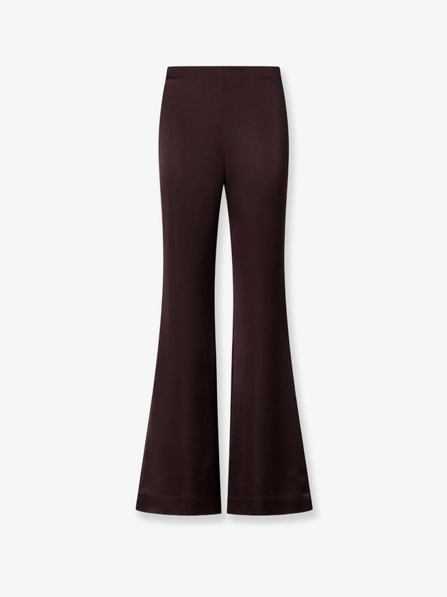 Pinko Pinolo Satin Trousers Bordeaux