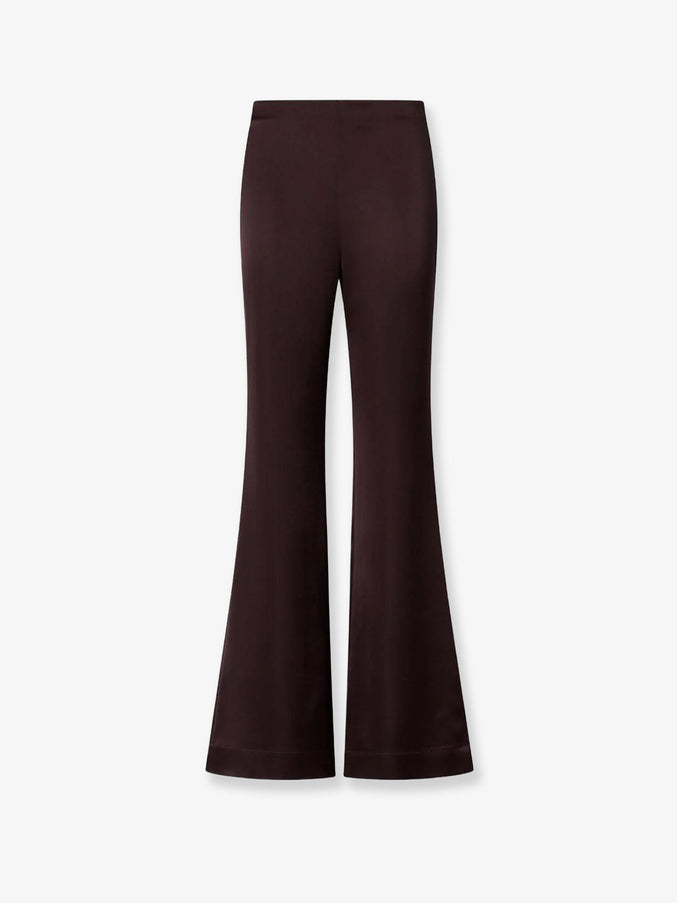 Pinko Pinolo Satin Trousers Bordeaux