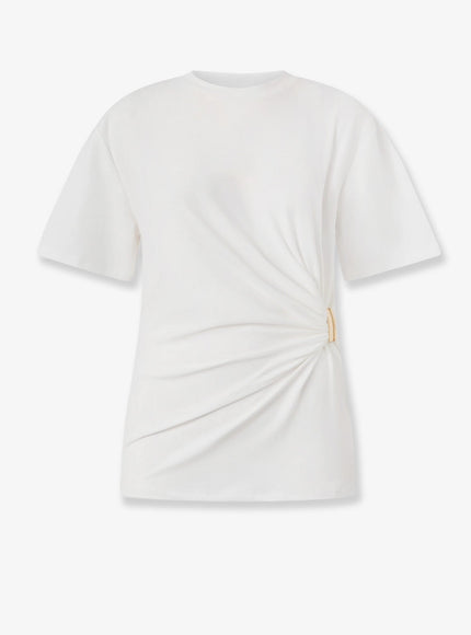 Pinko Cotton Blend Mary T-Shirt Bianco