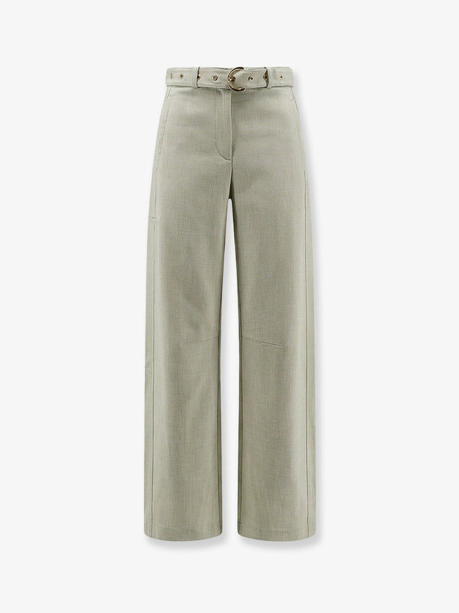 Pinko Lexy Viscose Blend Trousers Acqamare