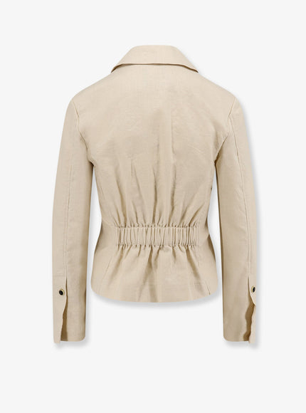 Pinko Idony Embroidered Linen Blazer
