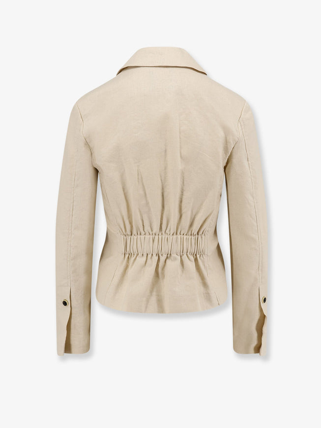 Pinko Idony Embroidered Linen Blazer