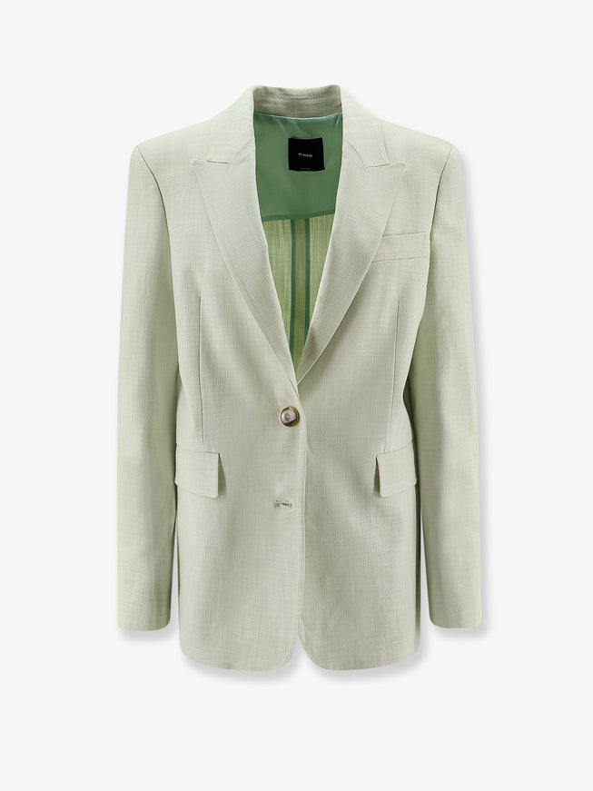 Pinko Faith Viscose Blend Blazer Acquamarine