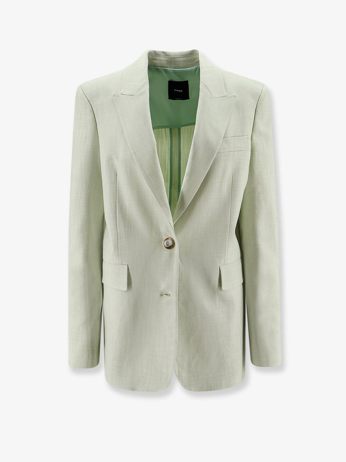 Pinko Faith Viscose Blend Blazer Acquamarine