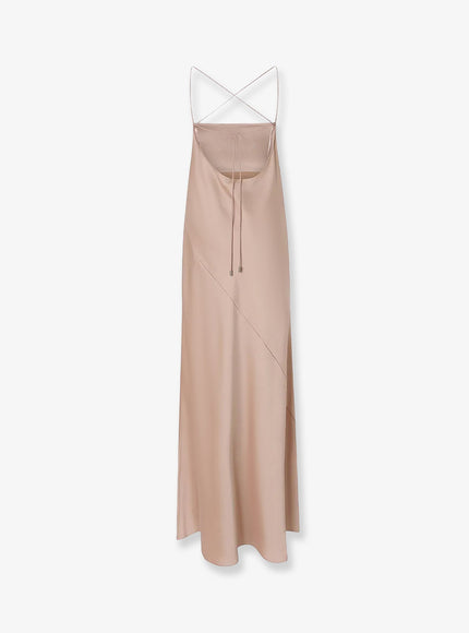 Pinko Farro Satin Long Dress