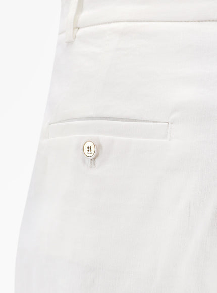 Pinko Byrana Linen And Viscose Shorts