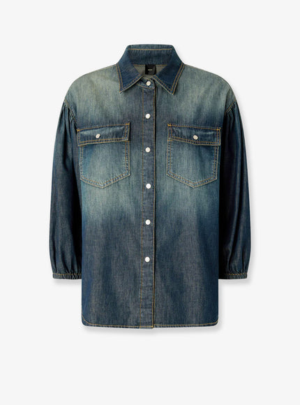 Pinko Danae Light Denim Shirt Lavaggio Medio