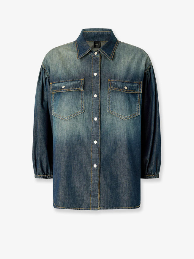 Pinko Danae Light Denim Shirt Lavaggio Medio