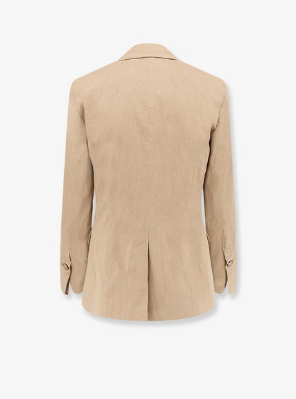 Pinko Freda Stretch Linen And Viscose Blazer