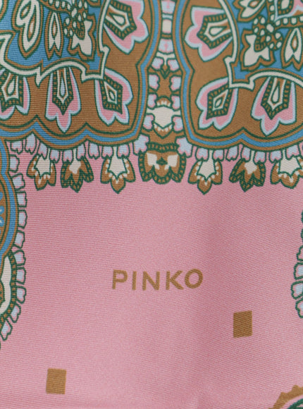 Pinko Viscose And Silk Blend Synchro Top