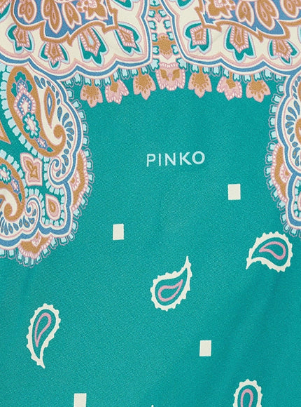 Pinko Viscose And Silk Blend Synchro Top