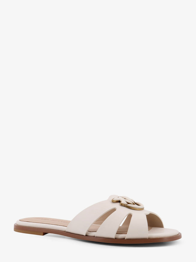Pinko Milly Low Leather Sandals