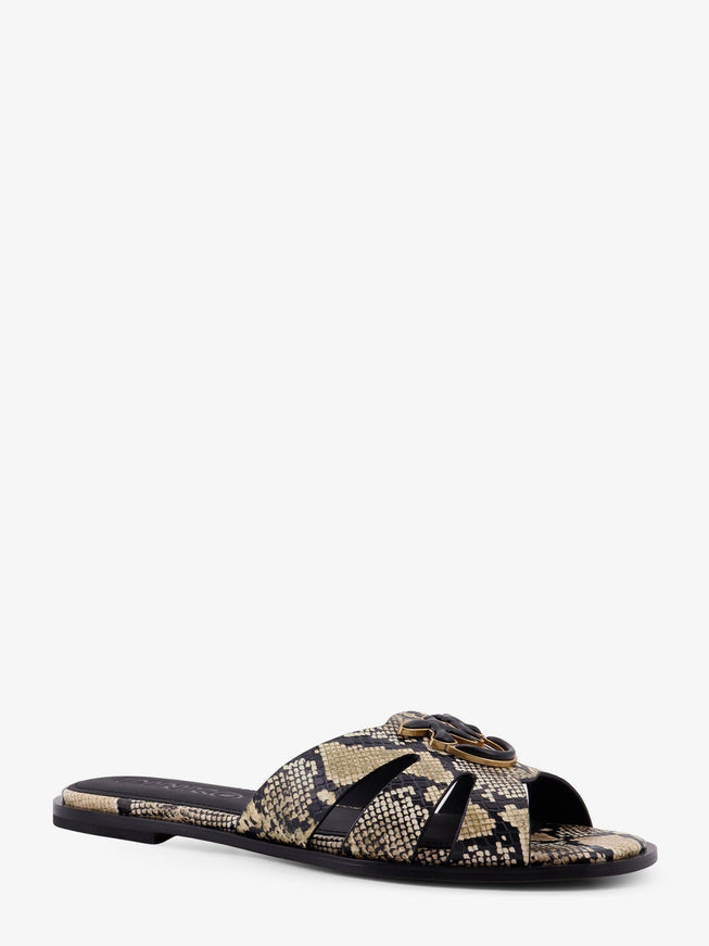 Pinko Milly Low Leather Sandals