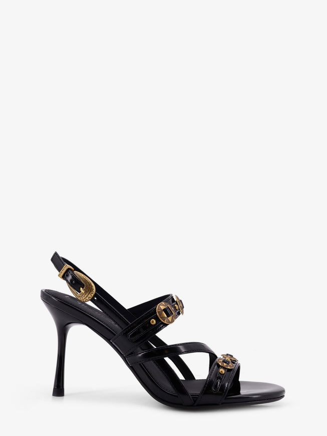 Pinko Vanda Leather Sandals Nero