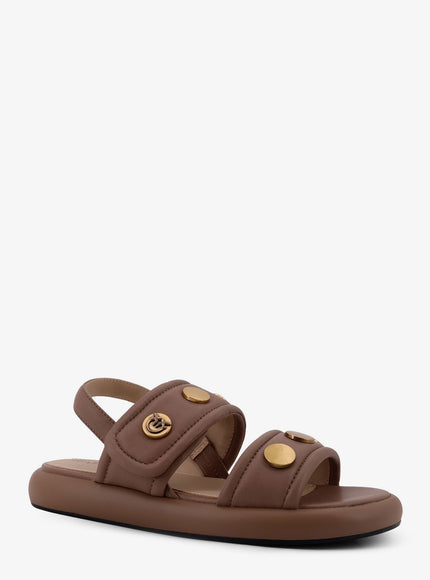 Pinko Fiona Low Leather Sandals