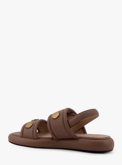 Pinko Fiona Low Leather Sandals