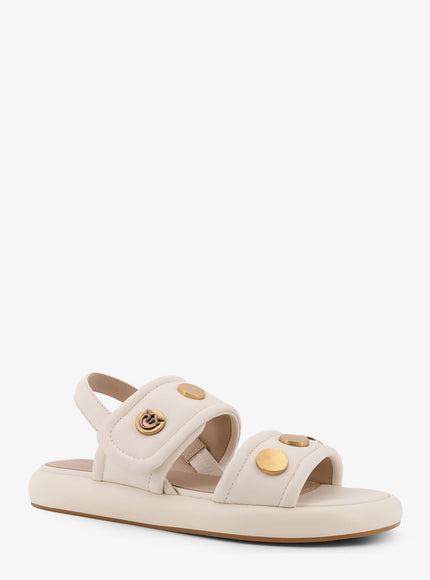 Pinko Fiona Low Leather Sandals