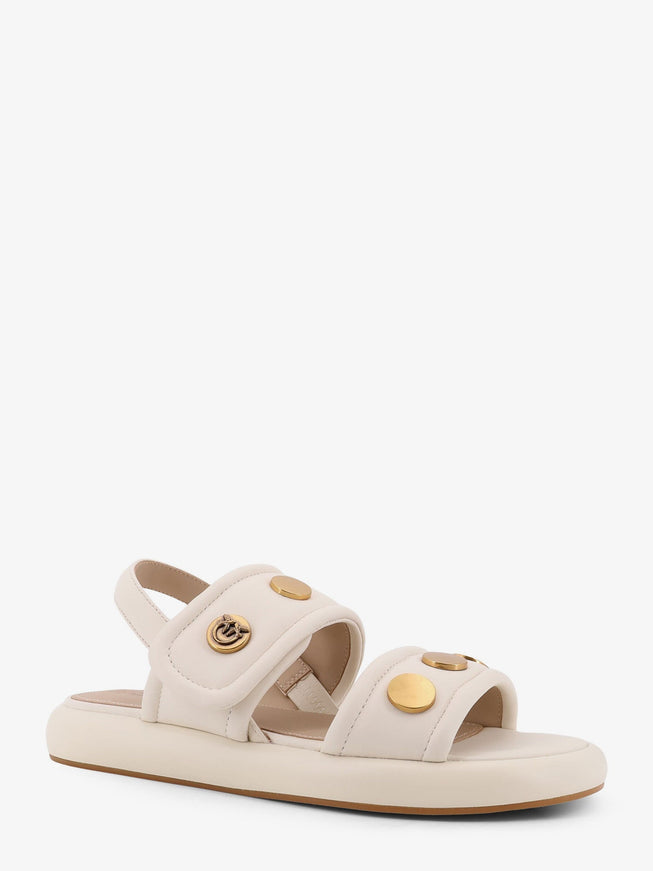 Pinko Fiona Low Leather Sandals