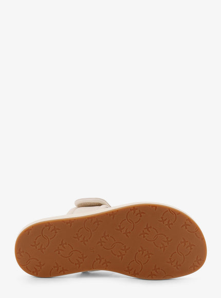 Pinko Fiona Low Leather Sandals