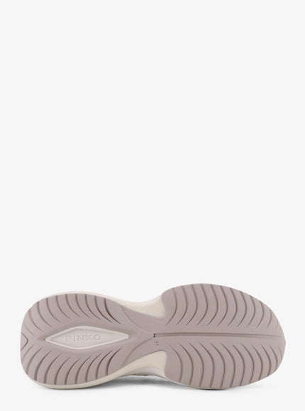 Pinko Ariel 33 Leather Sneakers With Nylon Inserts