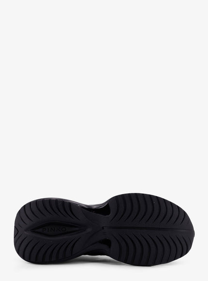 Pinko Ariel 33 Leather Sneakers With Nylon Inserts