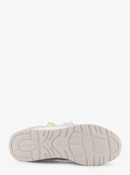 Pinko Yulia Mesh Sneakers With Leather Inserts
