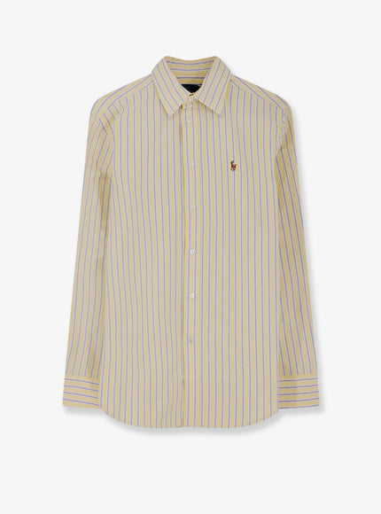 Polo Ralph Lauren Striped Cotton Shirt Yellownavymulti