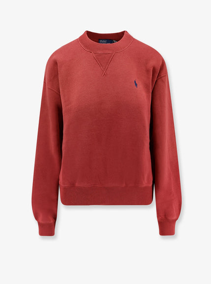 Polo Ralph Lauren Cotton Blend Sweater With Embroidered Logo On The Front Redsnapper