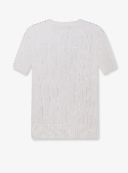 Polo Ralph Lauren Cotton Sweater With Contrasting Embroidered Logo