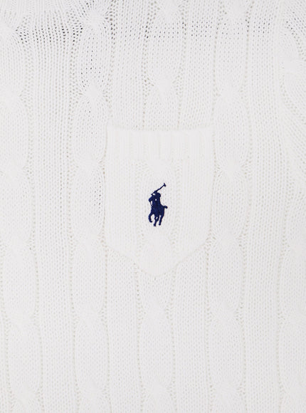 Polo Ralph Lauren Cotton Sweater With Contrasting Embroidered Logo