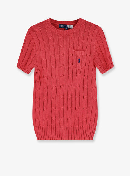Polo Ralph Lauren Cotton Sweater With Contrasting Embroidered Logo Nantucketred