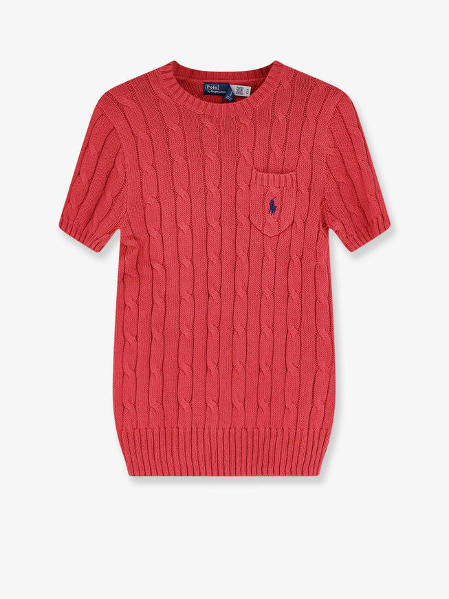 Polo Ralph Lauren Cotton Sweater With Contrasting Embroidered Logo Nantucketred