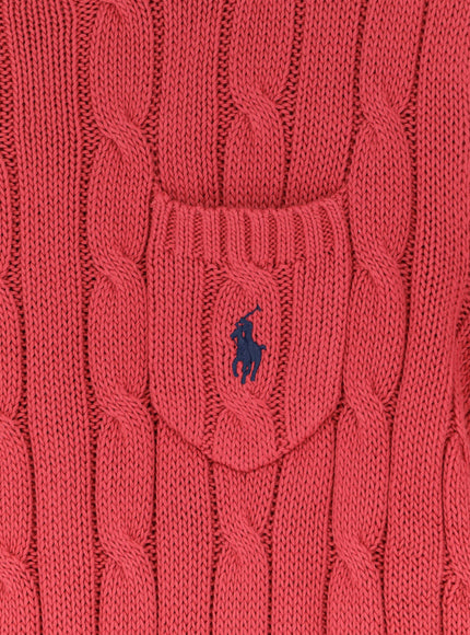 Polo Ralph Lauren Cotton Sweater With Contrasting Embroidered Logo