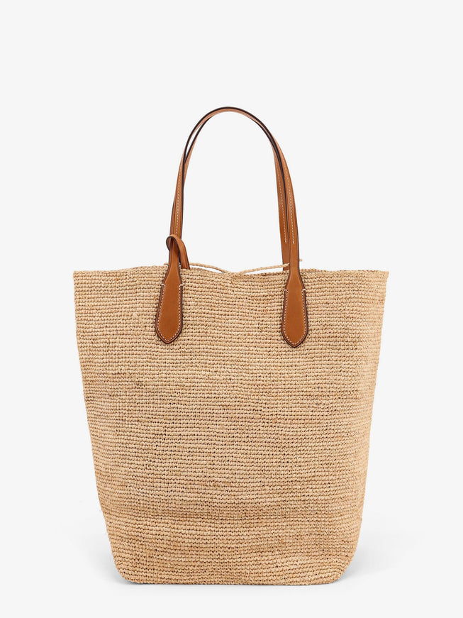 Polo Ralph Lauren Leather Shoulder Bag With Logo On The Front