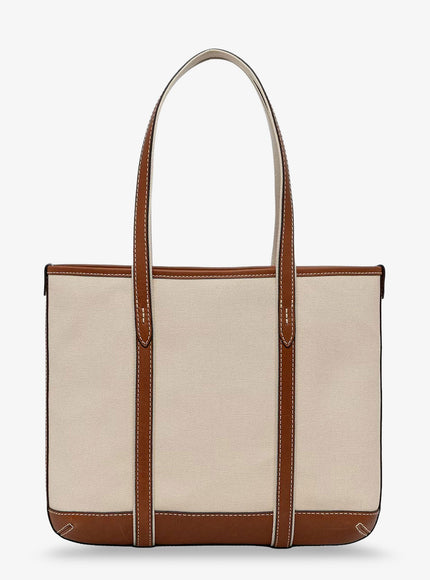 Polo Ralph Lauren Canvas Shoulder Bag With Embroidered Logo On The Front