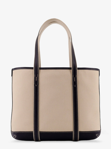 Polo Ralph Lauren Canvas Shoulder Bag With Embroidered Logo On The Front