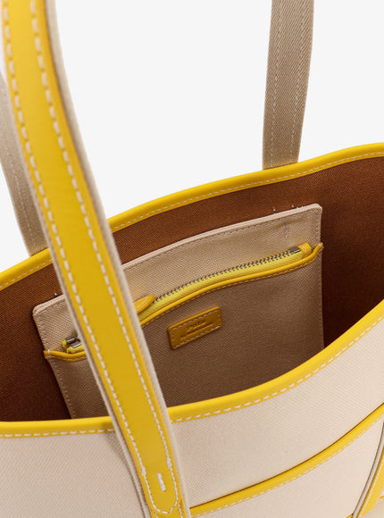 Polo Ralph Lauren Canvas Shoulder Bag With Embroidered Logo On The Front