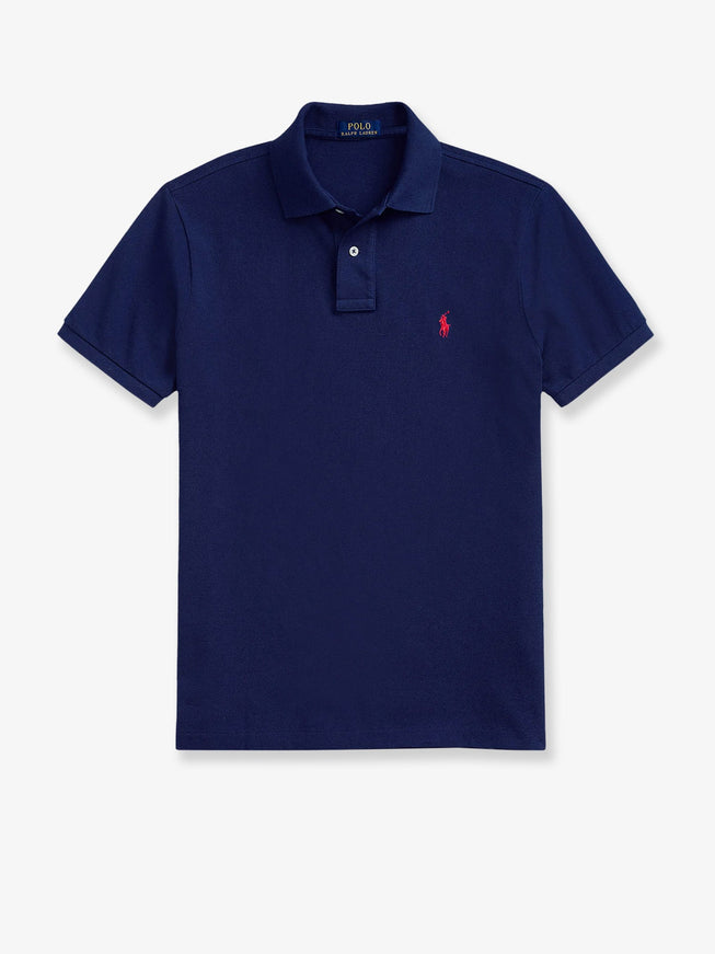 Polo Ralph Lauren Cotton Polo Shirt With Embroidered Logo Newport Navy