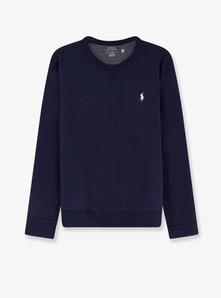 Polo Ralph Lauren Cotton Blend Sweatshirt With Front Embroidered Logo Aviator Navy