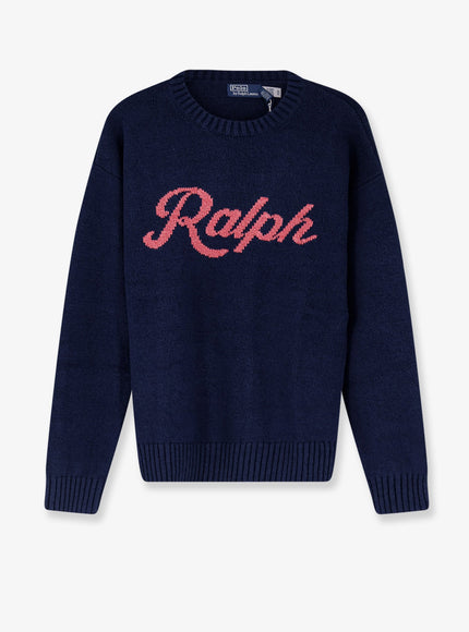 Polo Ralph Lauren Cotton And Linen Blend Sweatshirt Dark Cobalt Combo