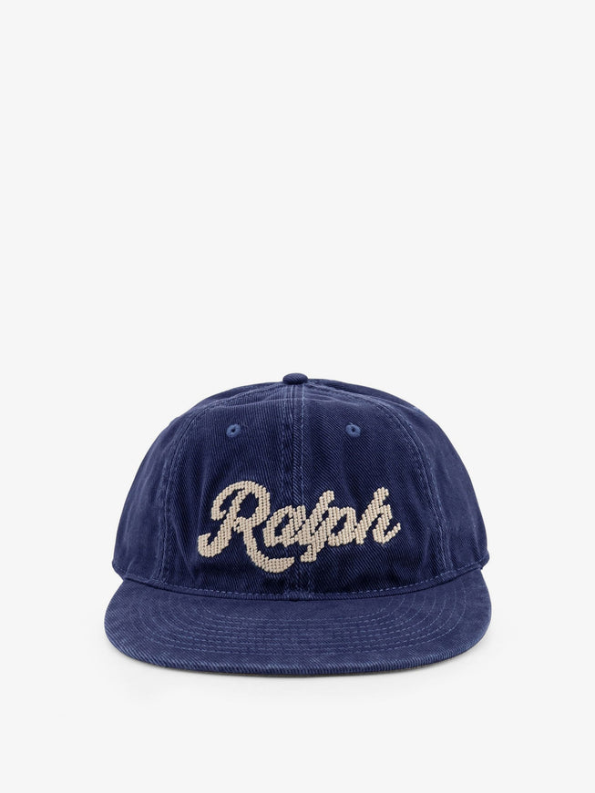 Polo Ralph Lauren Denim Hat With Logo On The Front Uni Newport Navy X