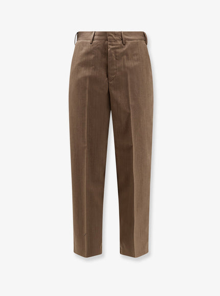 Pt Torino Dandy Deluxe Virgin Wool Trousers Bruciato