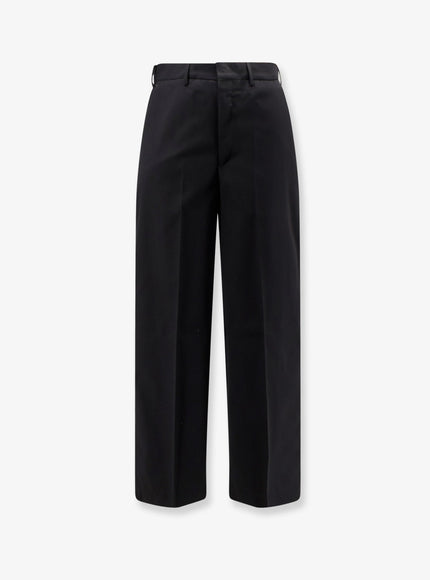 Pt Torino Cotton Trousers Nero
