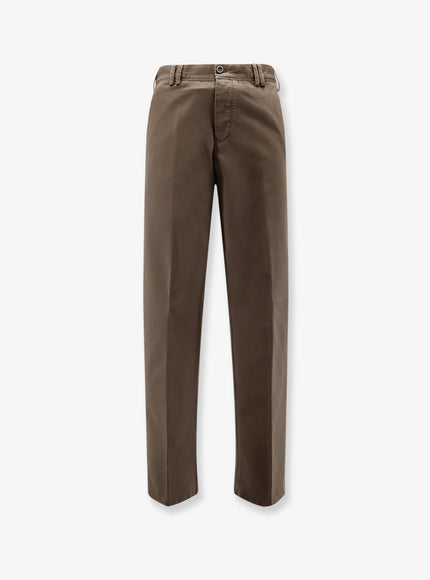 Pt Torino Reworked Michael Deluxe Cotton Trousers Cacao