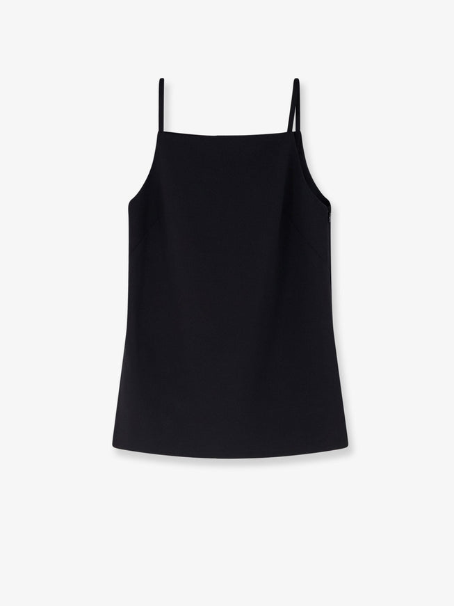 R2W Tinta Square Neck Top Black