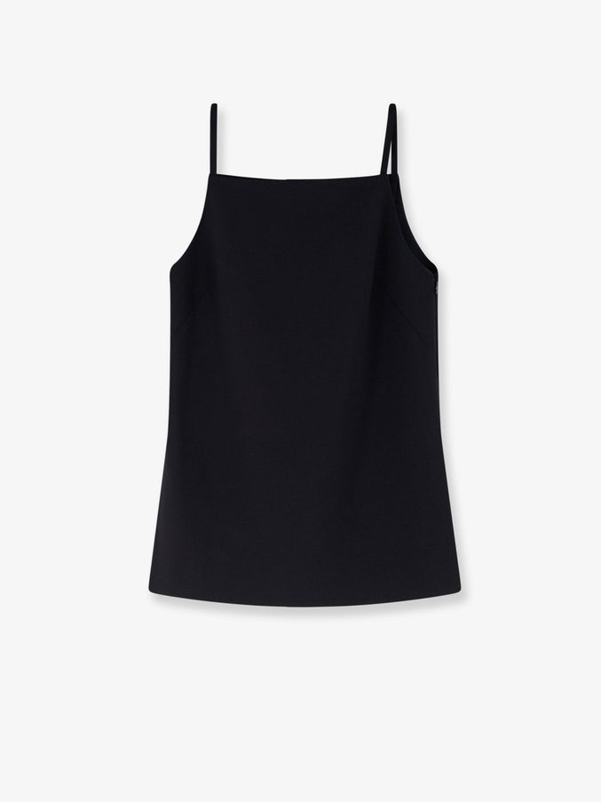 R2W Tinta Square Neck Top Black