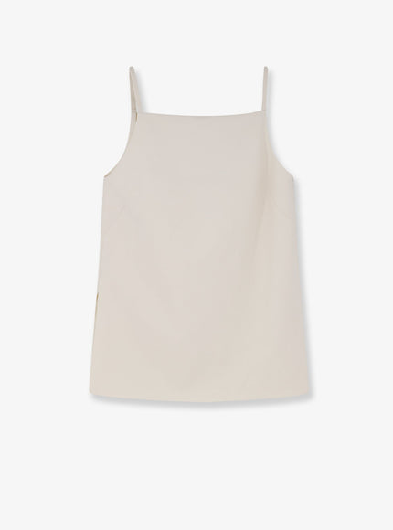 R2W Tinta Square Neck Top Ivory
